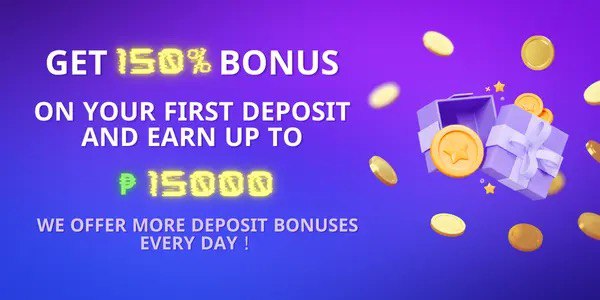 Promotional banner with a coin fountain and daily reload campaign artwork