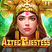 Aztec Priestess cover with a temple and jade mask