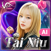Blockchain Tai Xiu cover with three dice and a chain link