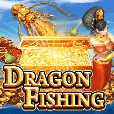 Dragon Fishing cover with a sea serpent