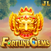 Fortune Gems cover with a green gem and gold frame