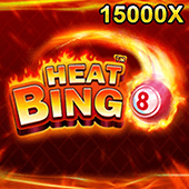 Heat Bingo cover with a flaming bingo ball
