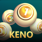 Keno cover with a number grid and dauber