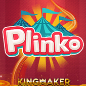 Plinko cover with pegs and falling chips