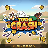 Toon Crash cover with cartoon blocks colliding